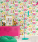 Samba Safari Nursery Room Wallpaper - Pink