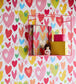 Pop Hearts Nursery Room Wallpaper 3 - Pink