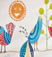 Feather Fandango Nursery Room Wallpaper - Multicolor