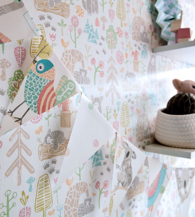 Honeywood Bears Nursery Room Wallpaper 3 - Multicolor